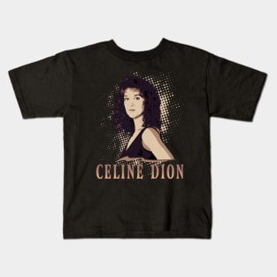 celine dion // 80s music Kids T-Shirt